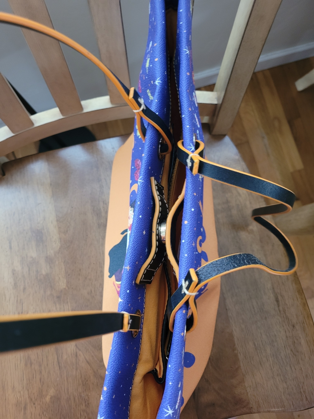 Dooney & Bourke Purple Hocus Pocus Tote Bag - Picture 3 of 7